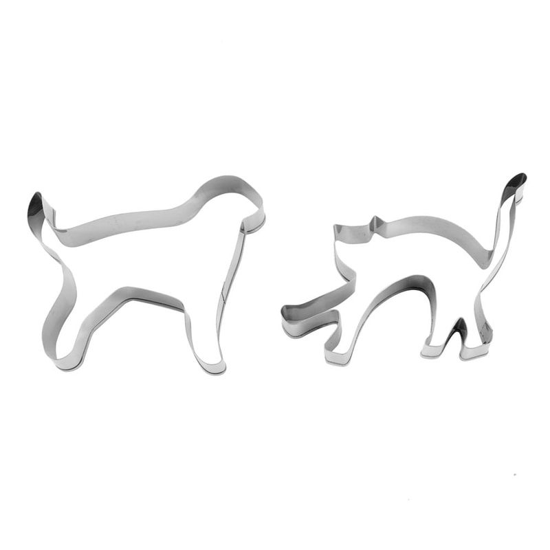 Cortador Inox Cão E Gato - 2 Un