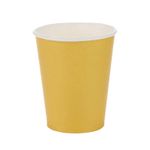 Copo de Papel 270ml Liso Dourado - 10 Un