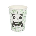 Copo de Papel 270ml Panda - 10 Un