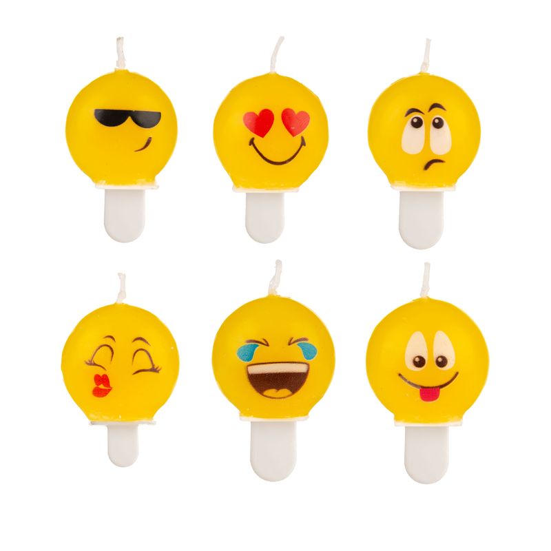 Vela Emojis - 6 Un