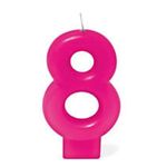 Vela Rosa Número 8