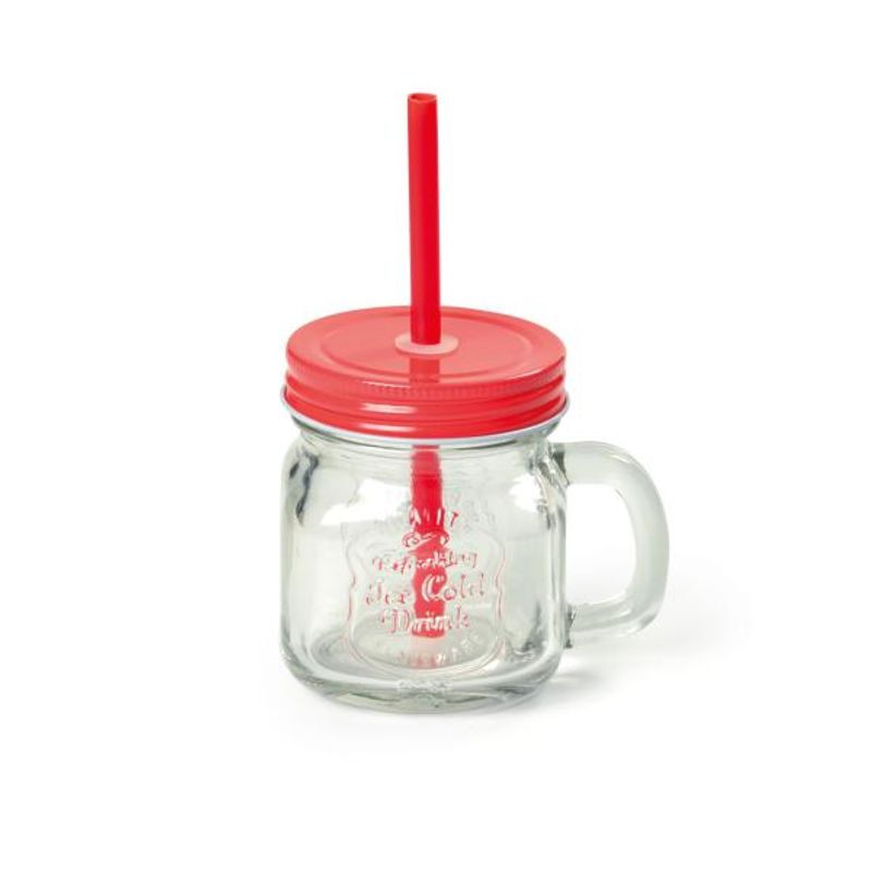 Caneca Baixa de Suco Vermelho 10x7,5x9