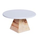 Boleira Pé Triângulo Branco P 20x20x10 - 1 Un