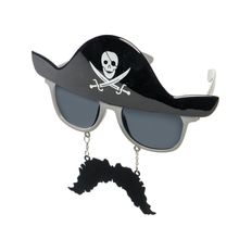 Acessório Óculos Pirata com Bigode - 1 Un