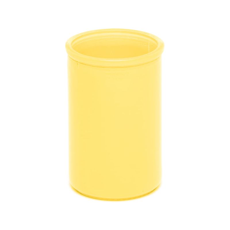 Vaso Decorativo Cilindro G Amarelo 10x10x15