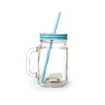 Caneca com Led Azul 10x7x13,5