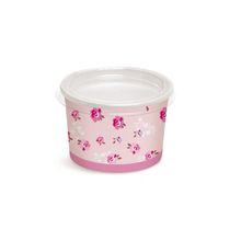 Copinho para Doces com Tampa Floral Rosa 100ml - 8 Un