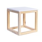 Cubo Vazado de Mesa Branco P 15x15x15,5