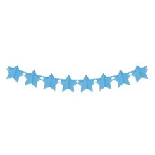 Faixa Decorativa Estrela 3D Azul Claro 3,60m - 1 Un