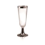 Linha Premium Taça Champagne Transparente 120ml - 6 Un