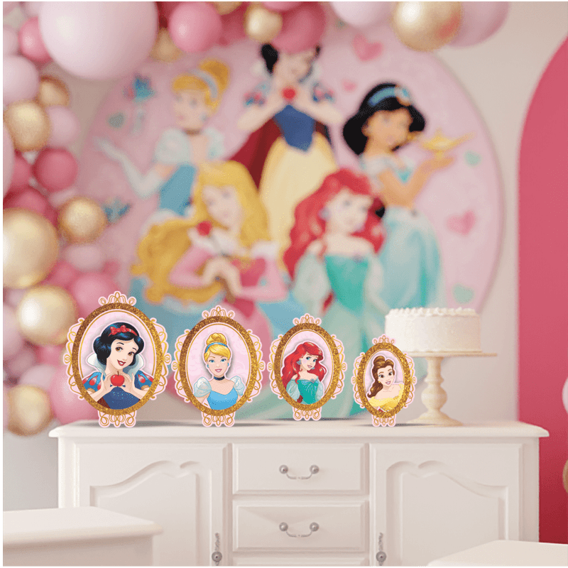 Quadrinhos para Decoração de Festa e Quarto Princesas em EVA - 1 Un