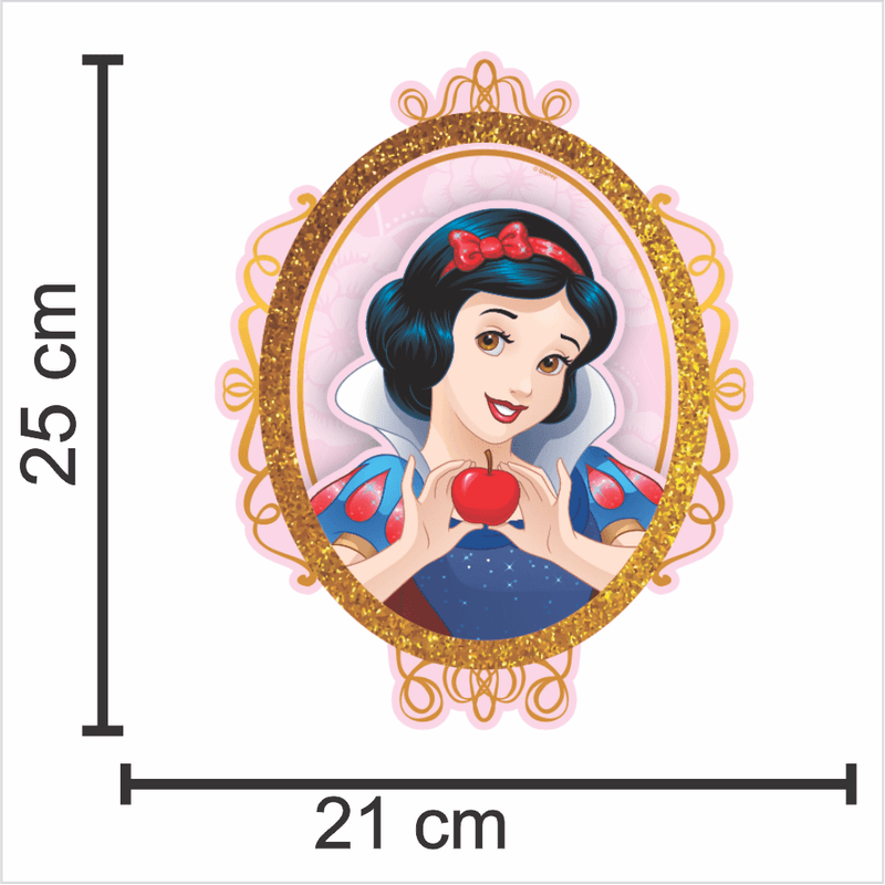 Quadrinhos para Decoração de Festa e Quarto Princesas em EVA - 1 Un