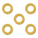 Aplique Glitter para Decoração Sonic Moeda em EVA - 5 Un
