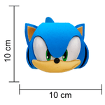 Caixa Surpresa e Lembrancinha para Festa Sonic em EVA - 6 Un