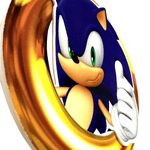 Enfeite Grande para Festa Sonic em EVA - 1 Un