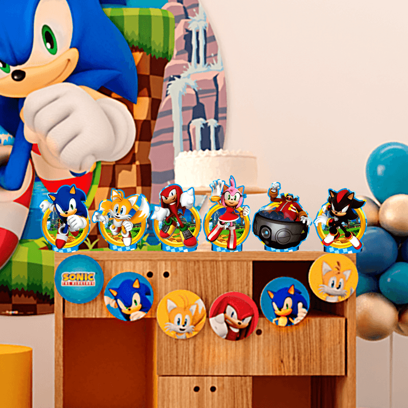 Sonic Movie pose png  Festas de aniversário do sonic, Boneco do sonic,  Aniversário do sonic