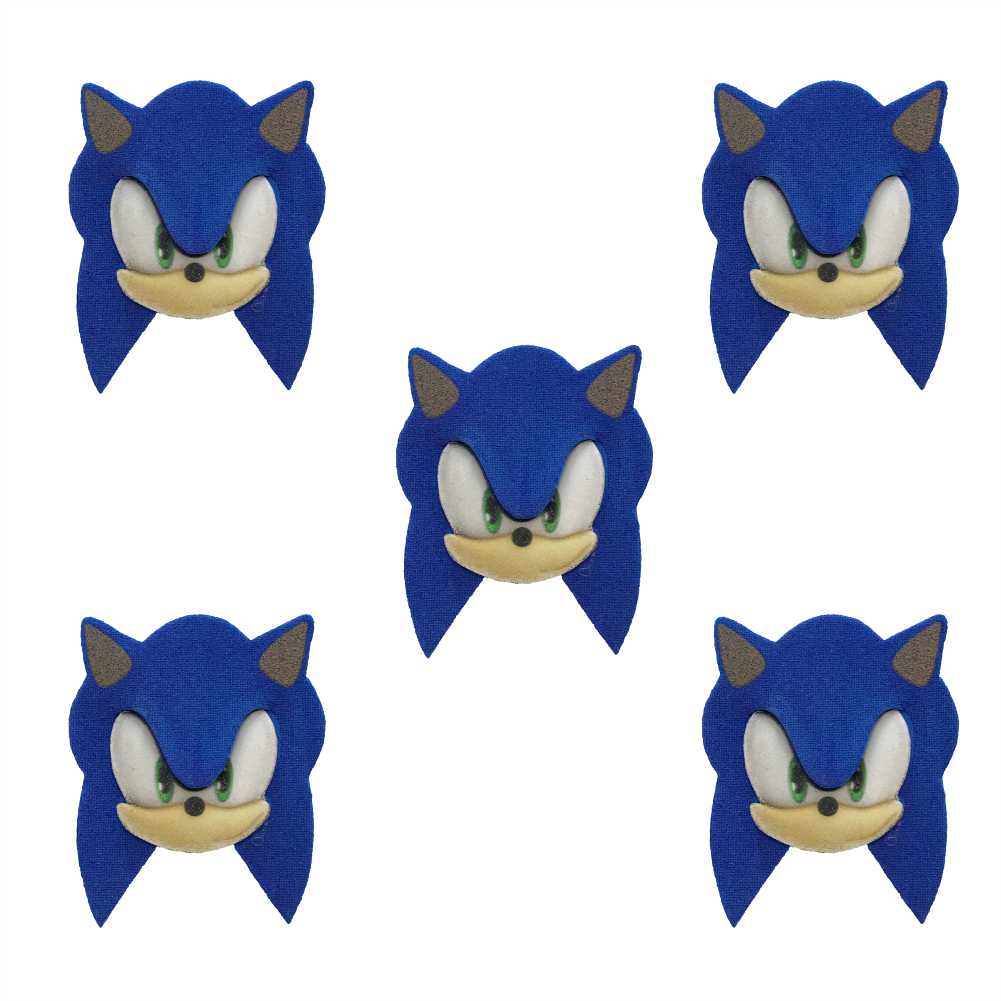 MINI PERSONAGENS DECORATIVOS FESTA SONIC THE HEDGEHOG - 50 UNIDADES