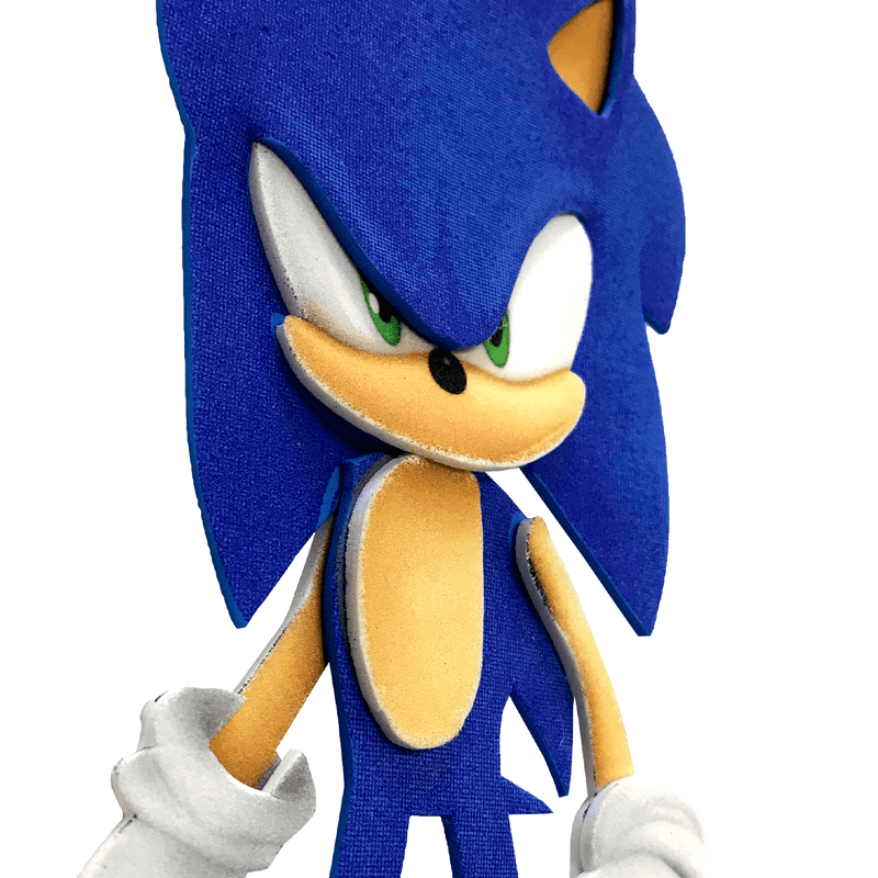 Kit Enfeite Impresso para Festa Decoração Sonic em EVA - 1 Un