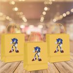 Decoração Pequena para Lembrancinha Festa Sonic em EVA - 5 Un