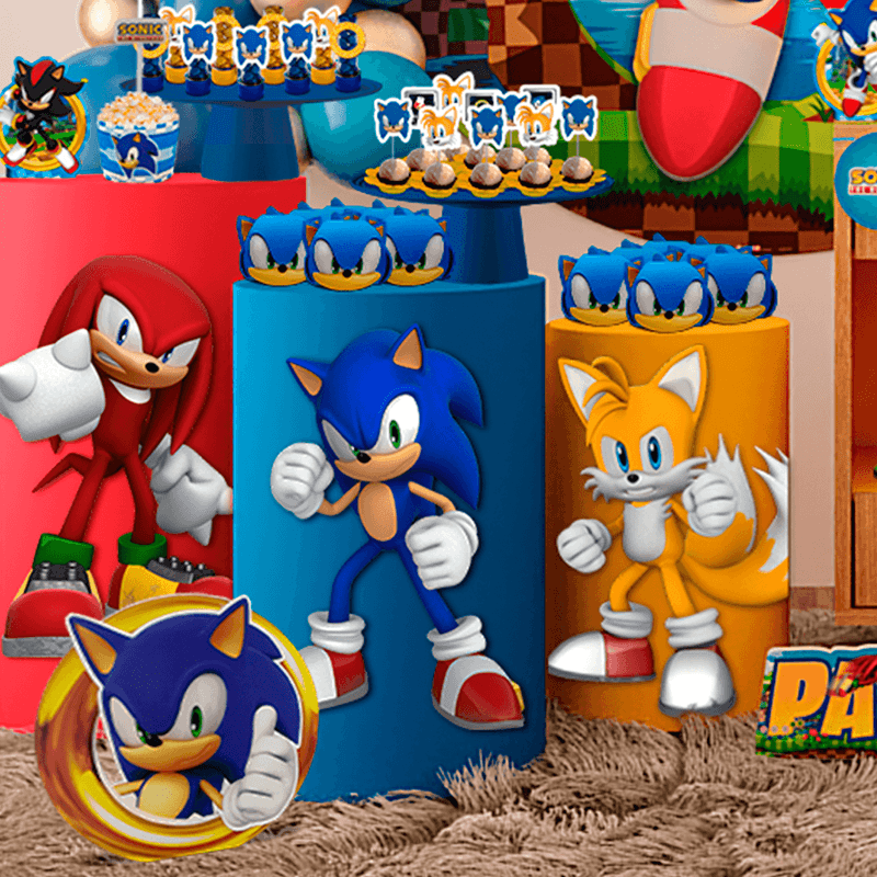 Decoração Festa Sonic