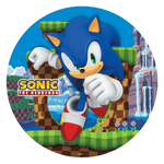 Painel Sublimado Redondo Montagem Instantânea Sonic 1,55m - 1 Un