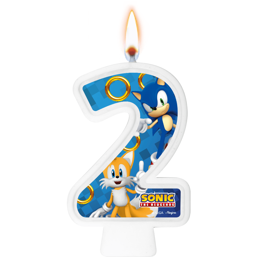 Convite de Aniversário Sonic - 24 Unidades - Regina - Convites