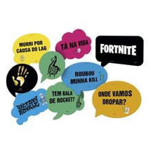 Kit Placas Decorativas Fortnite - 09 Un
