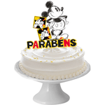Decoração Topo de Bolo Festa Mickey Fãs