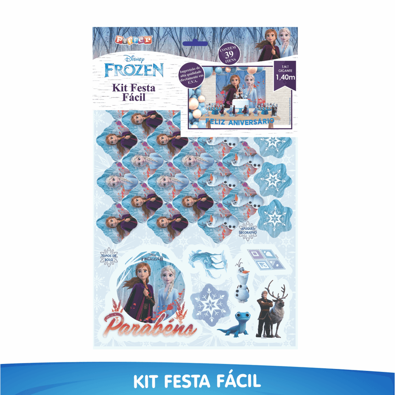 Kit Festa Fácil Decoração Frozen 2