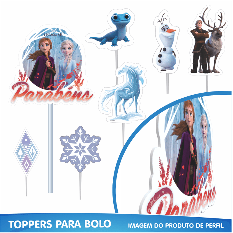 Kit Festa Fácil Decoração Frozen 2