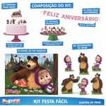 Kit Festa Fácil Decoração Masha e o Urso