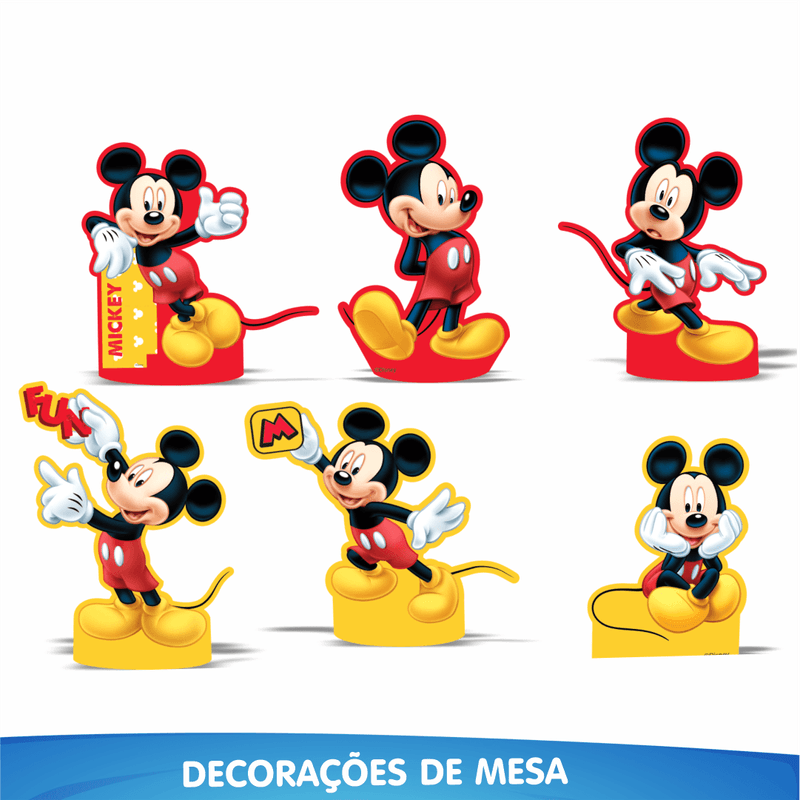 Kit Festa Fácil Decoração Mickey