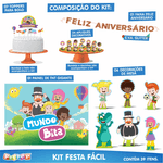 Kit Festa Fácil Decoração Mundo Bita