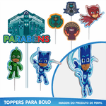 Kit Festa Fácil Decoração Pj Masks