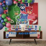 Kit Festa Fácil Decoração Pj Masks