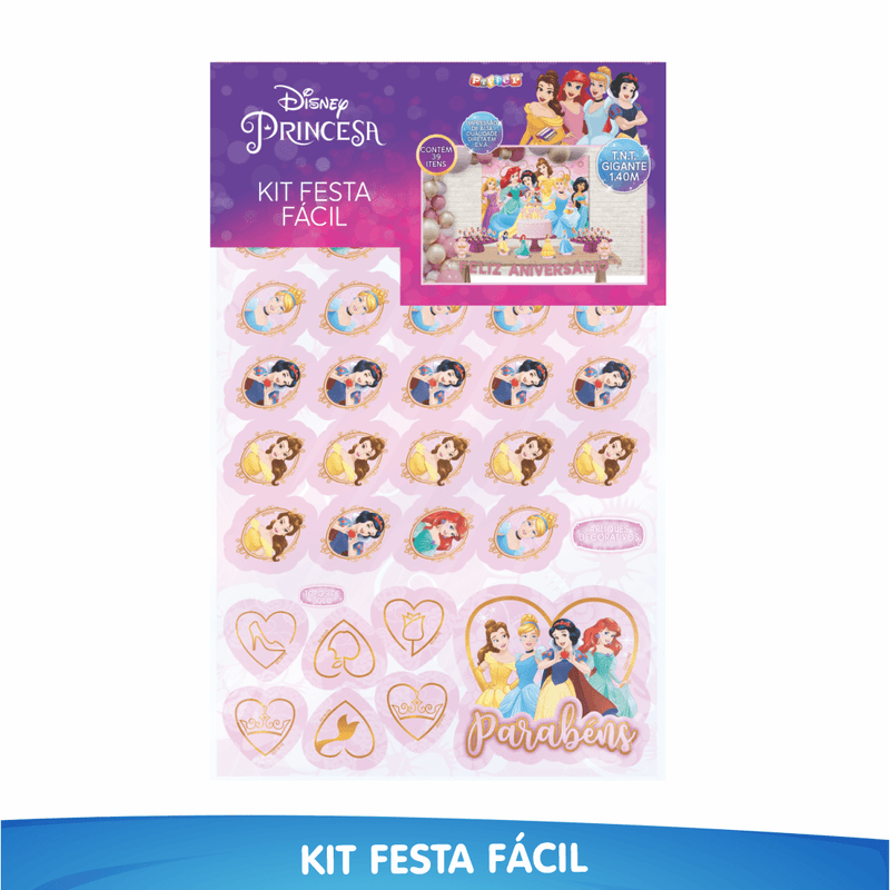 Kit Festa Fácil Decoração Princesas