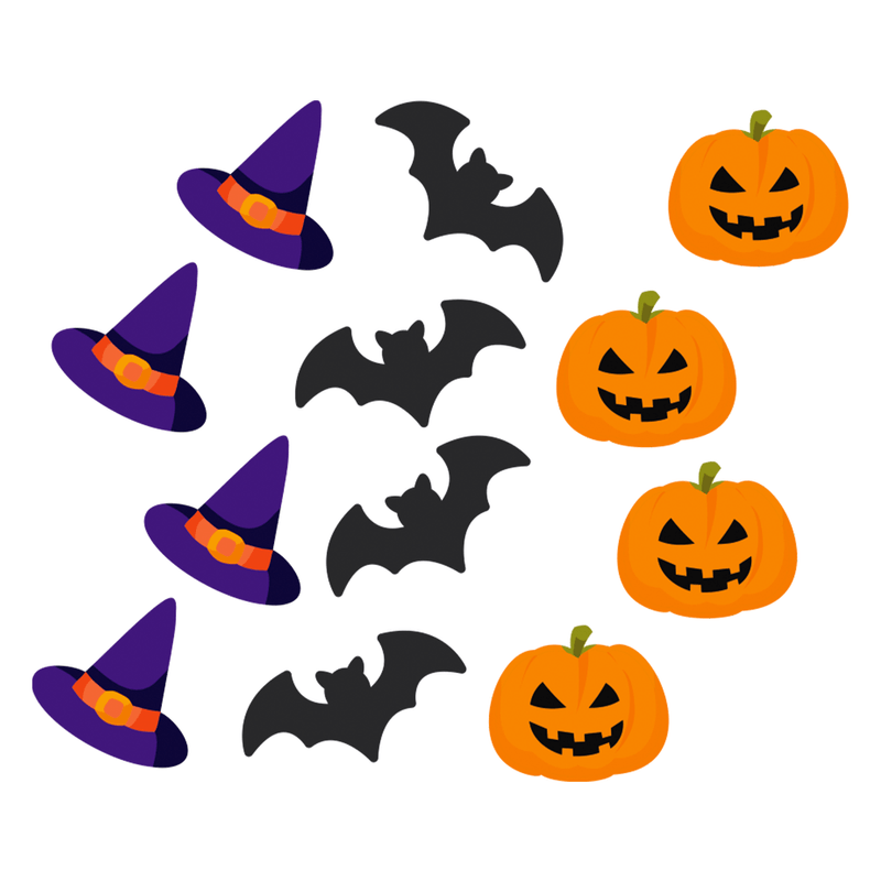 Aplique para Decoração Halloween em Cartonado