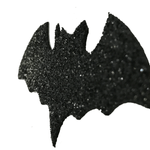 Aplique Glitter para Decoração Halloween Morcego em EVA
