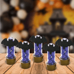 Aplique Glitter para Decoração Halloween Morcego em EVA