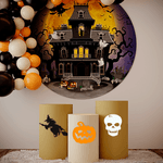 Aplique para Decoração Halloween Abóbora Grande em EVA