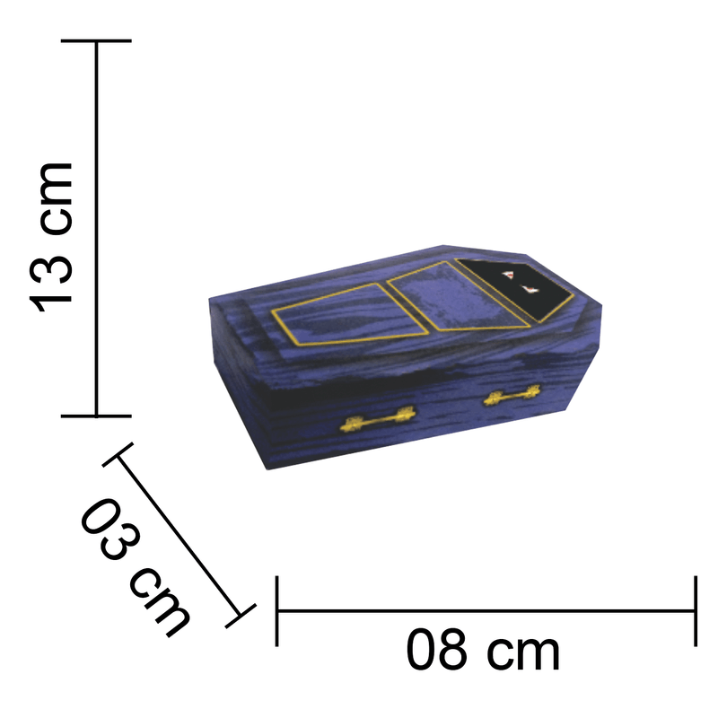 Caixa Surpresa e Lembrancinha para Festa Halloween Caixão  em Cartonado