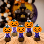 Mini Carinha para Decoração de Lembrancinha Festa Halloween Abóbora