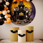 Paineis Relevo para Decoração Halloween Morcegos 3D