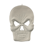 Painel Relevo para Decoração Halloween 3D Caveira Gigante