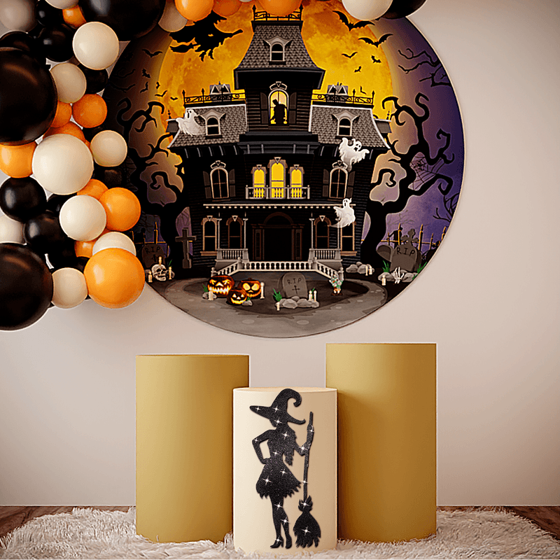 Silhueta Decorativa Bruxa - Halloween Travessuras - 02 unidades - Cromus