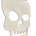 Painel Relevo para Decoração Halloween Cranio Silhueta