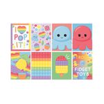 Cartaz Decorativo Pop It (Fidget Toys) - 8 Un