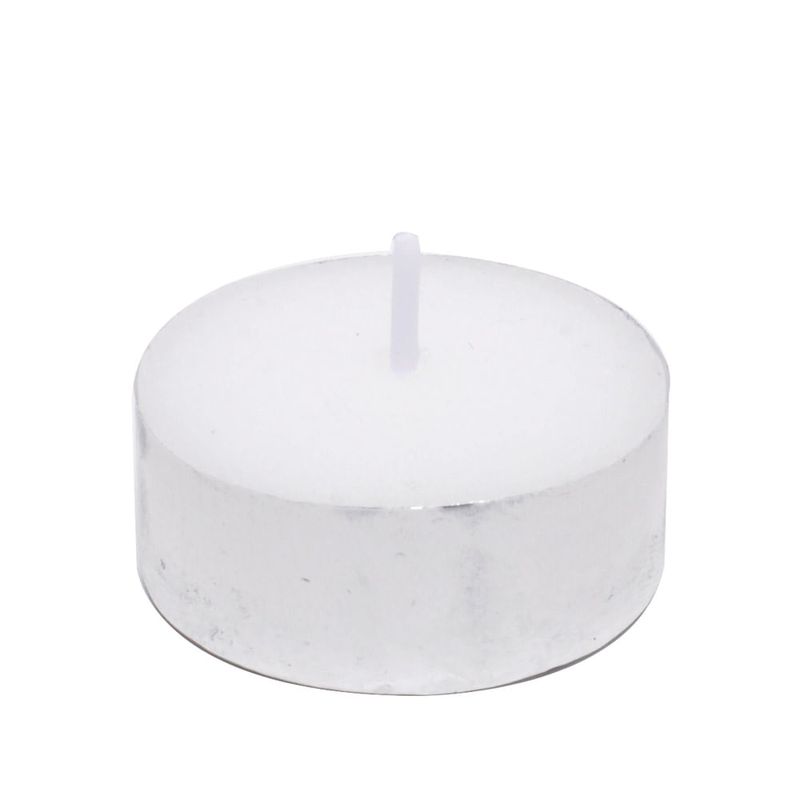 Vela Tealight Branco - 24 Un