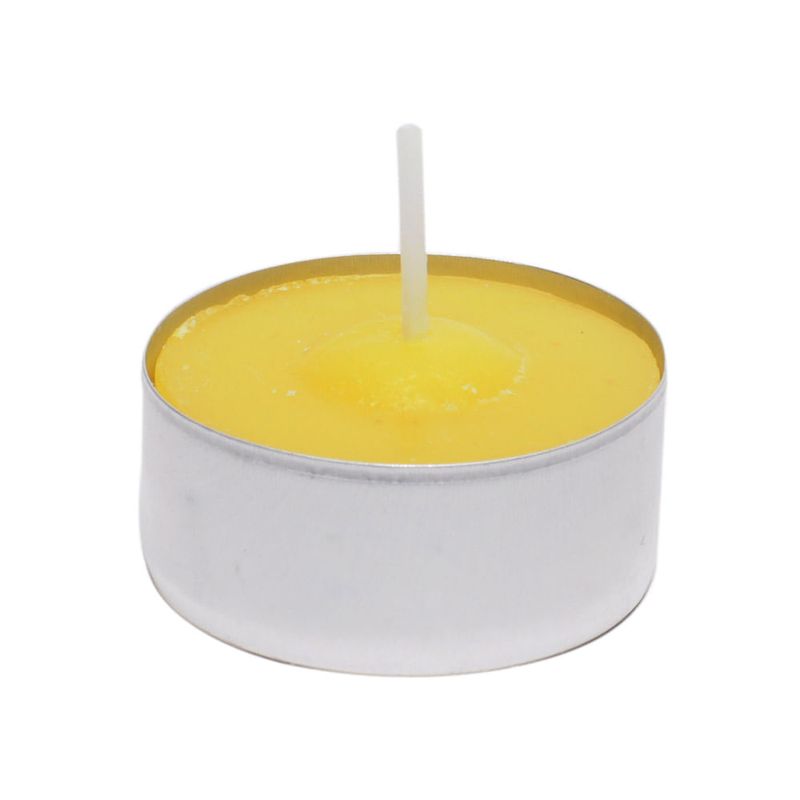 Vela Tealight Citronela Amarelo 3,5cm - 6 Un