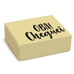 Caixa para Entrega Oba Cheguei Amarelo 26X17X8,5 - 10 Un